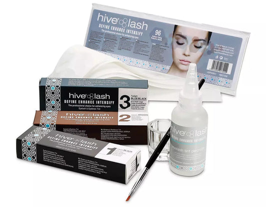 HIVE Eyebrow & Eyelash Tinting Starter Kit Lash Kit inc Tint & Activator