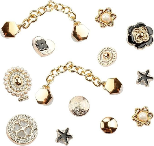 Crystal Rhinestone Shoe Charms Bling Accessories for Women Girls Party Shoes