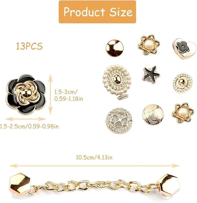 Crystal Rhinestone Shoe Charms Bling Accessories for Women Girls Party Shoes