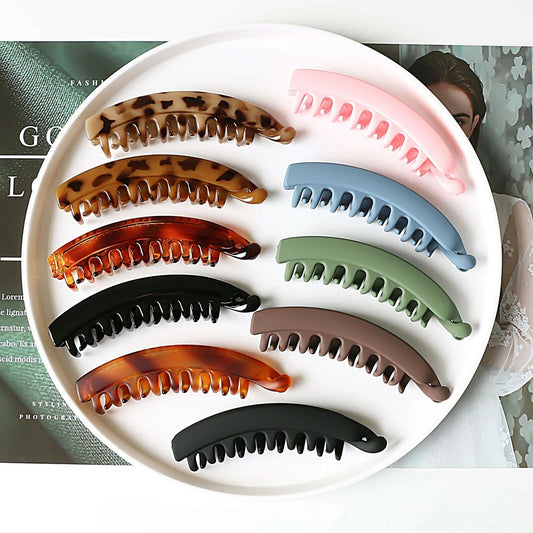 Women's Long Banana Clip Hairpin Clips Catch Ponytail Hair Accessories Girls